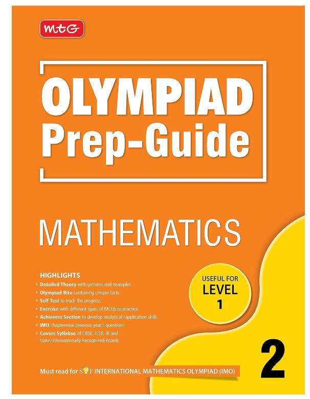 MTG Olympiad Prep-Guide Mathematics Class 2 - Detailed Theory, Self Test with IMO Chapterwise Previous Year Question Paper For SOF 2023-24 Exam